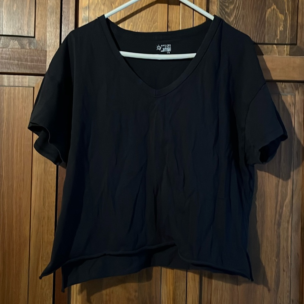 Off line by aerie crop tshirt